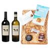 Big Beltie Premium Wine Hamper | Sauvignon Blanc 11% & Cabernet Sauvignon 13.5% | Cheese, Chutney, Biscuits & Chocolates | Luxury Food & Wine Gift Basket view 1