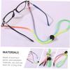 SHERCHPRY 3 Pcs Practical Wind-Proof Hat Lanyards with Adjustable Buckle, Reusable Plastic and Polyester Glasses Cord Strap Extenders for Outdoor Activities view 2