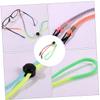 SHERCHPRY 3 Pcs Practical Wind-Proof Hat Lanyards with Adjustable Buckle, Reusable Plastic and Polyester Glasses Cord Strap Extenders for Outdoor Activities view 4