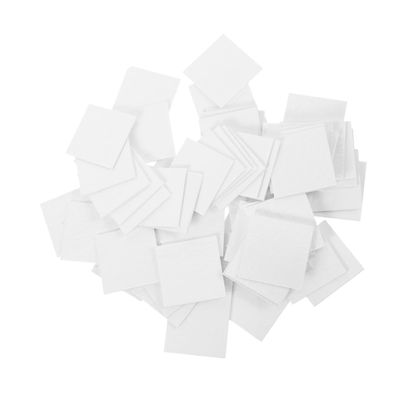 Toyvian Plant Fibre Desiccant Sheets for Food Storage 5x5cm Coated Drying Sheets Moisture Absorbers for Biscuit Jars and Rice 100pcs Food-grade Absorbent Slices for Home Use