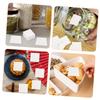 Toyvian Plant Fibre Desiccant Sheets for Food Storage 5x5cm Coated Drying Sheets Moisture Absorbers for Biscuit Jars and Rice 100pcs Food-grade Absorbent Slices for Home Use view 3