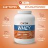 ICON Nutrition Whey Protein Powder Chocolate Orange High Protein, Grass Fed, Low Carbs & Fat, Complete Amino Acid Profile, Cold Shakes or Mix with Foods 2.27kg, 71 Servings view 2