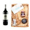 Le Charme Standard Wine Hamper | Le Charme Merlot 13.5% | Cheese, Chutney, Biscuits & Chocolates | Luxury Food & Wine Gift Basket for Sharing or Gifting view 1