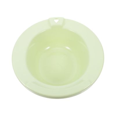 Baluue Portable Sitz Bath Basin for Toilet and Commode Chair Lightweight Plastic Hip Bath with Overflow Hole for Postpartum Care Elderly and Pregnancy Hygiene