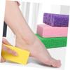Homoyoyo 4pcs Pu Foot Care Files Washable Foot Sole Exfoliating Trimmer for Removing Callus and Dead Skin for Home Pedicure and Dry Hard Skin Care Random Color view 4