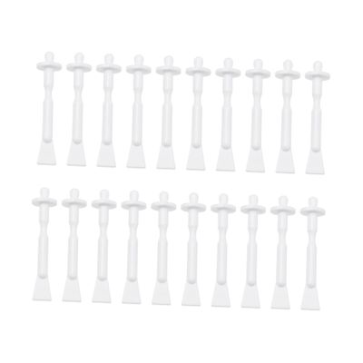 BIUDECO 30Pcs Nose Hair Wax Applicators, PP Plastic round Head Sticks for Small Area Wax Application, Hair Removal Tool, Beach and Party Use