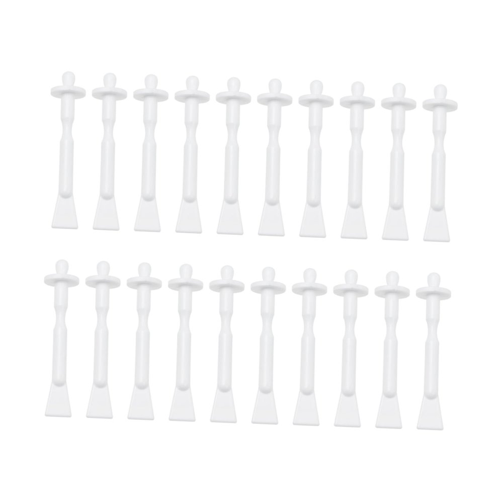 BIUDECO 30Pcs Nose Hair Wax Applicators, PP Plastic round Head Sticks for Small Area Wax Application, Hair Removal Tool, Beach and Party Use