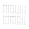 BIUDECO 30Pcs Nose Hair Wax Applicators, PP Plastic round Head Sticks for Small Area Wax Application, Hair Removal Tool, Beach and Party Use view 1