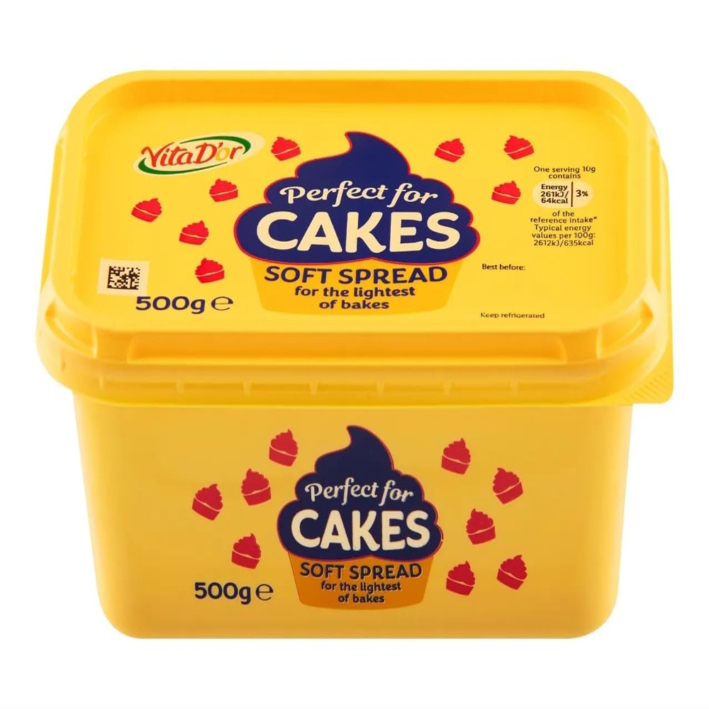 Fakhri Cakes Baking Spread 500g | Smooth & Creamy Butter Alternative for Baking | Perfect for Cakes, Pastries & Desserts | UK Packed
