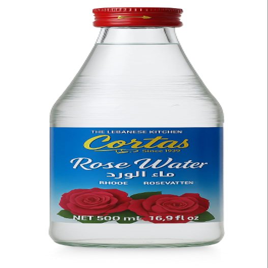 Cortas Rose & Orange Blossom Water 100% Pure & Natural Floral Essence | For Baking, Drinks, Skincare & Haircare | Aromatic Middle Eastern Tradition | 300ml & 500ml (1x500ml, Rose)