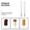 TOYANDONA 50pcs DIY Acrylic Ice Sticks for Cakesicles Reusable Ice Pop Sticks for Cake Pops for Making Cream view 3
