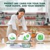 Sani Pro Antibacterial Cleaning Wipes, Plastic-Free, Lemon Burst view 3