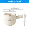 Permanent Ceramic Creamer Double Scale Indicators Stream Pouring Denial Drip Plan Coffee Sauce Kitchen Addition Balanced Serving Control Creamer view 3