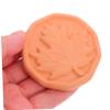 Baluue Brown Sugar Keeper Terracotta Clay Disc Reusable Food Safe Sugar Softener Maple Leaf Design Moisture Keeper Storage and Softening view 4