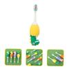 IWOWHERO Children Silicone Toothbrush for Kids with Soft Bristles Lightweight Oral Cleaning Brush Suitable for Birthday Gift and Baby Shower in White Random Color view 2