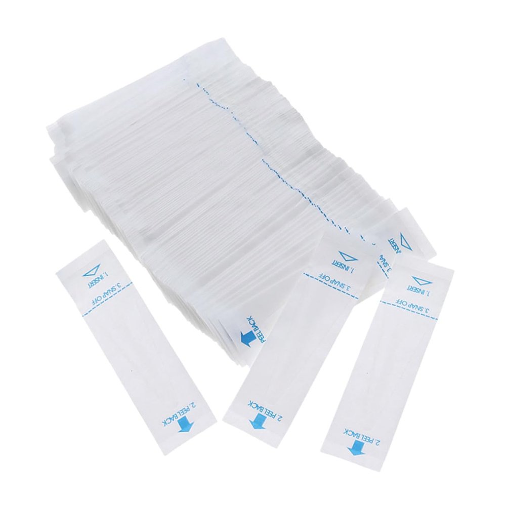 LRXIYODE 100pcs Paper Digital Thermometer Sleeves Disposable Tip Covers Easy Cleaning User-friendly Operation White for Rabbits and Dogs