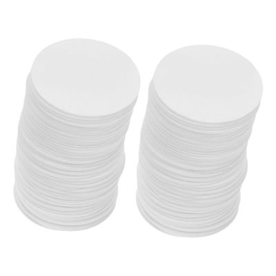 DEARMAMY 100pcs Food-grade Plant Fibre Moisture Absorber Sheets for Food Storage Rapid Absorbent Drying Supply for Cookie Jars Chip Containers Transparent Round Desiccant Slices