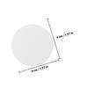 DEARMAMY 100pcs Food-grade Plant Fibre Moisture Absorber Sheets for Food Storage Rapid Absorbent Drying Supply for Cookie Jars Chip Containers Transparent Round Desiccant Slices view 2