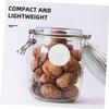 DEARMAMY 100pcs Food-grade Plant Fibre Moisture Absorber Sheets for Food Storage Rapid Absorbent Drying Supply for Cookie Jars Chip Containers Transparent Round Desiccant Slices view 3
