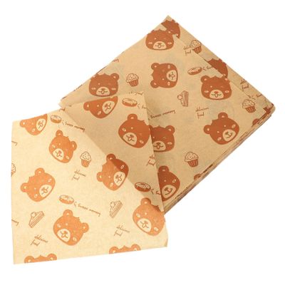 DEARMAMY 500 Sheets Greaseproof Sandwich Paper Food Wrap Paper for Sandwich Wrapping Parchment Baking Parchment