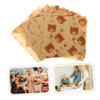 DEARMAMY 500 Sheets Greaseproof Sandwich Paper Food Wrap Paper for Sandwich Wrapping Parchment Baking Parchment view 3