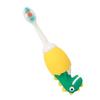 MOLUCKFU Kids Dinosaur Toothbrush Soft Bristles Small Head Independent Pack Cartoon Silicone Oral Care Suitable for Boys and Girls Toddlers Random Color view 1