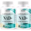 COUTIHOT Liposomal NAD+ & Trans-Resveratrol 800mg 60 Softgels | High Strength 2-in-1 Formula with NAD+ 500mg & Resveratrol 300mg | Non-GMO (60 Count (Pack of 2)) view 1