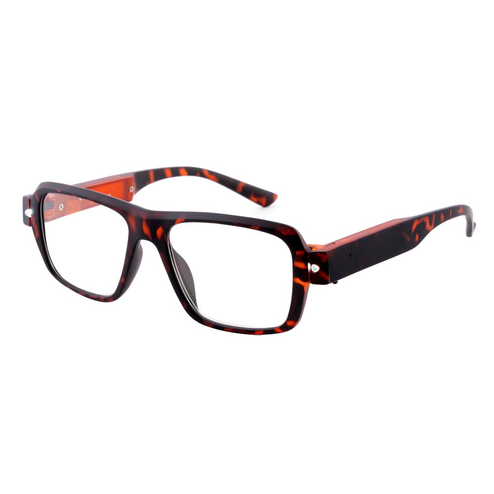 SKYWAY USB Rechargeable Reading Glasses with Lights, Bright LED Lighted Readers for Women Men, Anti-Blue Light Lens, Hands-Free Illumination for Reading/Crafts/Night Use(Tortoiseshell,+2.0)