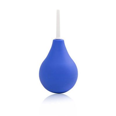 Adult Enema Kit, Silicone Catheter, Elegant Black - Intimate Rectal Cleansing Care (Blue,89ML)