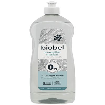 Biobel 0% - Organic Manual Dishwasher with 97% Natural Ingredients - Vegan and Biodegradable