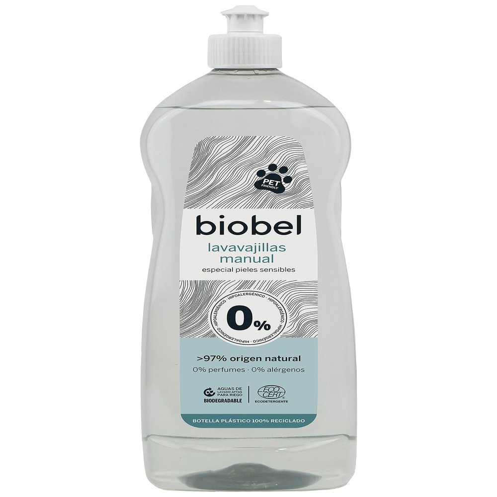 Biobel 0% - Organic Manual Dishwasher with 97% Natural Ingredients - Vegan and Biodegradable