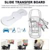 Curved Transfer Board for Elderly, Slide Board for Wheelchair Transfer, Sliding Disk for Safe Mobility from Bed, Toilet, Car view 4