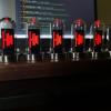Ruiseawing Nixie Vacuum Tube Clock, Walnut Digital Clock, 12+1 Theme Watch Faces, 5 Functions, RGB Ambient Lighting, Smart Touch, 4 Controls, for Gaming Room & Office Decor view 3