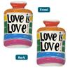 Myfsucce 2L Hot Water Bottle with Cover Love is Love Quote Print - Reusable PVC Hot Water Bag for Pain Relief, Cramps & Warmth (12.2x8in) view 4