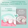 300 Mint Dental Floss Sticks with Two Strands, Floss Sticks Dental for Teeth Care Dental Cleaning Sticks for Removing Plaque and Food Debris view 2