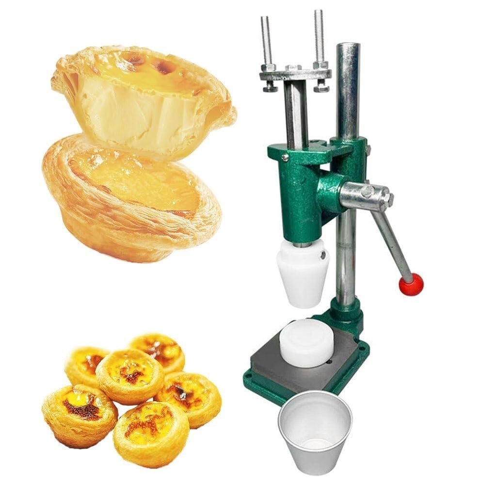 Custard Tart Molding Tool for Baking - Hand Press Egg Tart Skin Maker for Tarts and Pies - Easy to Use Kitchen Baking Tool