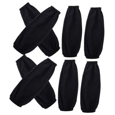 Amosfun 4pairs Oil Protective Sleeves Reusable Household Hotel Arm Sleeves for Kitchen Cooking Use