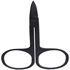 Black Stainless Steel Scissor Eyebrows Nose Hair Beard Scissor Beauty Tool Nose Hair Scissors Fingernail Scissors Small Grooming Scissorsnose Hair ScissorDurability