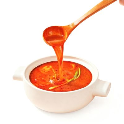 Authentic Chinese Hot Pot Soup Base Seasoning, Sichuan Tomato Hotpot Broth Sauce, 500g for Family Gatherings and Entertaining Guests(Sweet Sour)