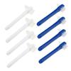 FONDOTIN 8Pcs Denture Cleaning Toothbrush with Soft Bristles for Gentle Gum Care Hard Brush for Thorough False Teeth and Retainer Cleaning Food Particle Removal view 1