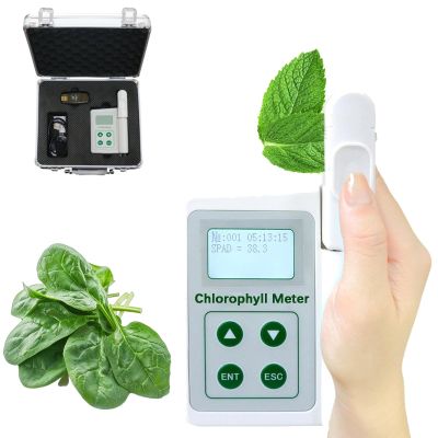 Chlorophyll Tester Meter,Analyzer for Accurate Plant Health Monitoring,for Plants - Measure Nitrogen Range 0.0-100,Plant Health Monitoring