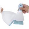 LOLIPPYY 4pcs Mini Handheld Broom and Dustpan Set with Ergonomic Design for Dormitory Keyboard and Car Cleaning Portable Small Dustpan Brush Tool for Tight Corners and Debris Removal view 3