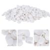ANKROYU Adjustment Buckle Silicone AntiSlip Face Cover Ear Band Extension Rope Connectors 400Pcs Multifunctional Drawstring Elastic Band Sewing Accessories for Face Masks Adjustabl (White) view 3
