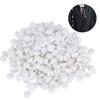 ANKROYU Adjustment Buckle Silicone AntiSlip Face Cover Ear Band Extension Rope Connectors 400Pcs Multifunctional Drawstring Elastic Band Sewing Accessories for Face Masks Adjustabl (White) view 4
