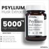 Amalth Psyllium Husk Capsules 5000mg Equivalent | Psyllium Husk Extract 10:1 with Probiotics | Fibre Supplement & Prebiotic Fibre | 180 Vegan Capsules | 6 Months Supply view 2