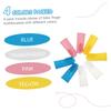 Homoyoyo 12pcs Finger Toothbrush Finger Brush for Boy Girl Boy Girl Care Teeth Brush Soft Silicone Material for First Tooth Cleaning at Home Random Color view 3