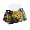 Bouquet of Daffodils Print Long PVC Leather Tissue Box Cover, Decorative Container for Home/Office/Car view 1