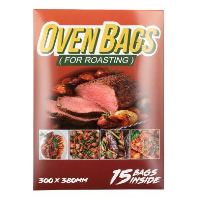 15 x Oven Baking Bags, Suitable Size (30cm 38cm), for baking chicken, fish and vegetables