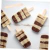 LIGIGWASH 50pcs Wooden Craft Sticks for DIY Projects Wide Ice Sticks Made of Wood for Crafts and Small Lollipop Making view 3