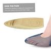 GALPADA 4pairs Slip Foot Support Comfortable Shoe Insoles Sticky Half Insole Adhesive Shoe Inserts for Metatarsal Pad view 2